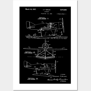 Aircraft Patent and Trademark Drawing  / Aircraft Patent Illustration Posters and Art